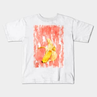 Peeled Banana Marker Sketch - For Fruit Lovers. Kids T-Shirt